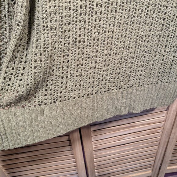 Wishlist Olive Green Knit Sweater Size M/L - Picture 3 of 7